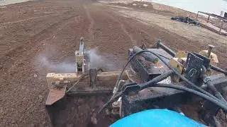 Woods TPR72 3pt power rake in action