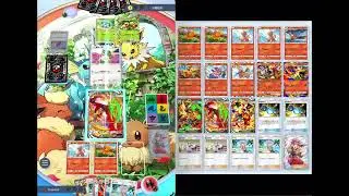 ポケモン　ポケポケバトル　フシギバナex &ナッシーex〔最強の遺伝子〕