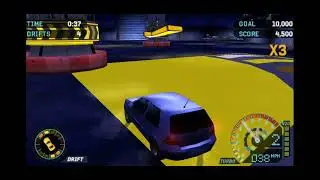 NFS Underground Rivals - Drift Attack Event 4 Bronze Difficulty(PPSSP HD)