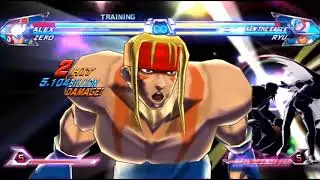 Tatsunoko vs. Capcom: UAS- Some Alex Combos