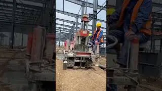 Model 50 hydraulic portable drilling rig#construction#rig #drill #drilling #machine #stone #crawler