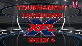 Tournament Takedown: XFL Fantasy Week 4