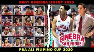 BRGY GINEBRA LINEUP! | PBA PHILIPPINE CUP 2020!