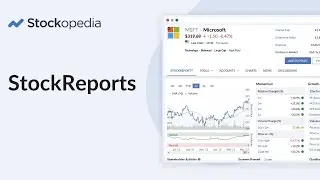 Sense check investment ideas with the StockReports