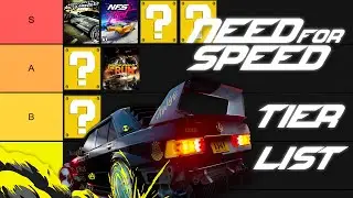 TIER LIST OF NFS GAMES! WHICH ONE IS THE BEST ?