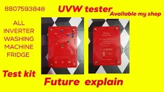 UVW TESTER inverter   ipm signal testing     explain  kit advantages