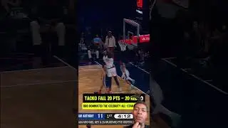 Why isn&rsquo;t Tacko fall on someone&rsquo;s roster😭 #nba #allstar #celebrity