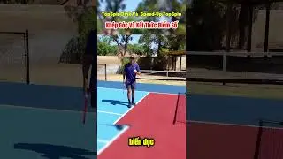 Pickleball - Hướng dẫn chi tiết 2 c&uacute; đ&aacute;nh topspin dink v&agrave; speedup topspin 