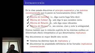 PD. Clase 5 - Implicaturas