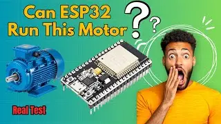 How to Control a Motor with ESP32 – No PLC Needed!