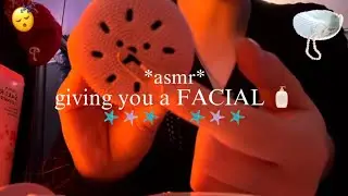 ASMR giving you a facial! 🌅🦦