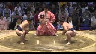 Akiseyama vs Tochinoshin Day 9 Sumo Nagoya Basho July 2014