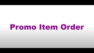 Teesom How To Promo Item Order