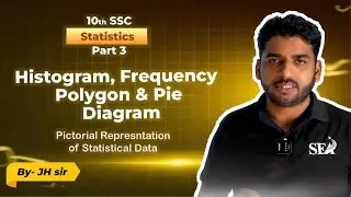 Histogram, Frequency Polygon & Pie Chart | Statistics Revision | 10th SSC Board | By JH Sir