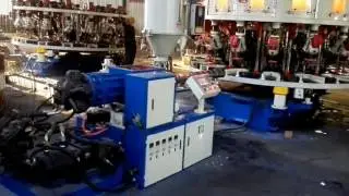 Single-color Plastic Sole Injection Molding Machine With Turn Over Shoe Last Automatically