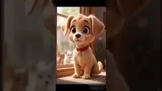 Baby dog | Little puppy | Cute puppy barking | puppy story| puppy kids animation |yt shorts| shorts