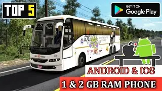 Top 5 Bus Simulator Games For Android | Offline Bus Simulator Games | Realistic Bus Simulator Games