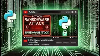 Python Ransomware Simulation Tutorial | Advanced Ethical Hacking for Cybersecurity Pros
