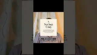 &ldquo;When money decisions look strange&hellip; they often have a story.Chapter 1 says: No One&rsquo;s Crazy. #shorts