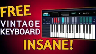 FREE VINTAGE KEYBOARD VST! DSS 130SE Sounds TOO GOOD! Making A Beat From Scratch FL Studio