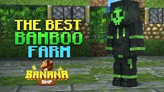 How I Earned 500M In Banana Smp 🍌with the best bamboo farm | #minecraft