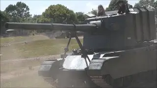 FV4005 Stage 2 Heavy Gun Tank, running at TANKFEST 2025 #tankfest #tankmuseum #tankfest2025 #fv4005