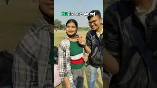 Delhi University in One Word 🫣😹 &bull; Comment down your college life in one word ⁉️ #youtubeshorts