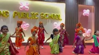 Shivkanya dance by pre primary girls