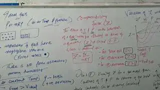COMPRESSIBILITY FACTOR PRESSURE VOLUME CORRECTION (Van-der-waal Correction) Chemistry By Arjun Sir