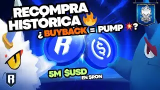🚨 RONIN recompra $5M en $RON | Buyback hist&oacute;rico y posible PUMP