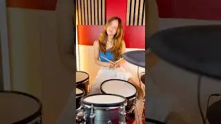 SMOOTH 🔥 #santana #drumcover #femaledrummer #drummergirl #drummer