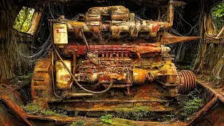 A Genius Restores 6 Abandoned Rusted Marine Engines Forgotten for Decades | Full Restoration