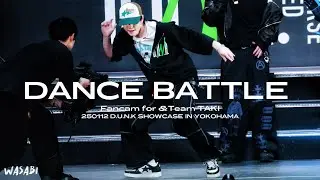 [4K]250112 D.U.N.K SHOWCASE DANCE BATTLE TAKIタキ 타키 fancam