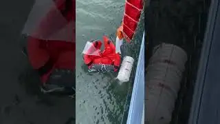 My Cruise Ship just deployed life Rafts in 1 minute!! 😱 #shorts
