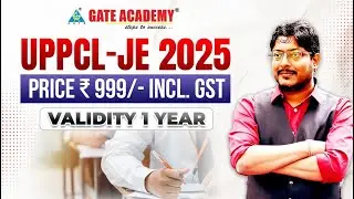 ⚡️ UPPCL JE 2025 | Only ₹999/- incl. GST, 1-Year Validity! 🚀 #UPPCLJE2025 📚