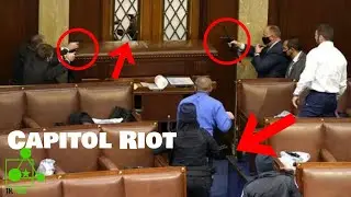 Police officers drew their guns on doors being attacked by protesters | Capitol Riotes | Trump