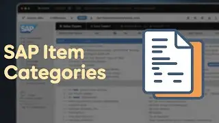 SAP SD Item Categories Explained (Full Beginner to Pro Guide)