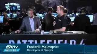 Battlefield 4 Gamescom Livestream 25th Aug | Part 3 - Frederik Malmqvist Interview
