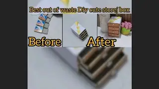 Weste matchbox se banaya mini drawer || mini drawer ideas 😱 🤯 #diy#craft#handmade#viral#video