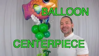 Under the sea balloon centerpiece