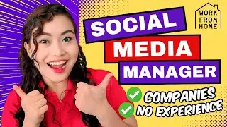 Online Job: Social Media Manager 2025 (6 Companies) + Tips
