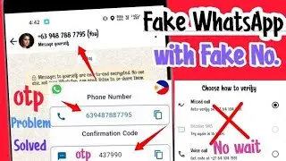 Fake whatsapp kaise banta hai 2025_How to create fake whatsapp account _free unlimited 