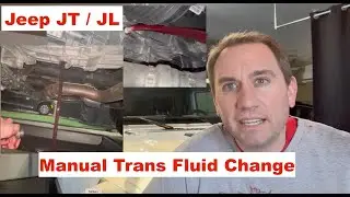 Замена жидкости механической коробки передач Jeep Gladiator JT