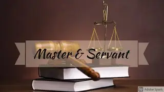 Master and Servant | Vicarious Liability | Easy way | in Hindi