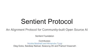 Alignment Protocol For Community-Built Open Source AI | Niusha Moshrefi