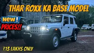 TOP MODEL कौन लेगा अब 🤣|| NEW THAR ROXX BASE MODEL 2025 😍|| MAHINDRA THAR ROXX MX1 DIESEL MT👌