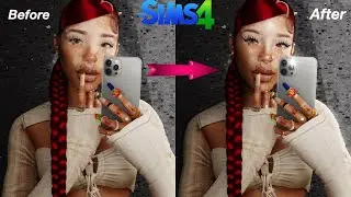 Come Render And Edit With Me💗! * TIME LAPSE VIDEO* | The Sims 4