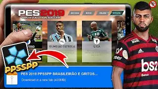 🔥 PES 2019 (PPSSPP) EM PORTUGU&Ecirc;S COM BRASILEIR&Atilde;O E CARREIRA VIA MEDIAFIRE! (ATUALIZA&Ccedil;&Atilde;O REVIEW 2025)
