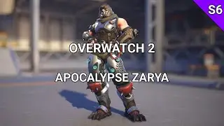 Overwatch 2 Apocalypse Zarya Season 6 Legendary Battle Pass Skin OW2