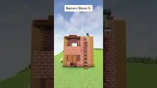 how to build ramen shop on minecraft #minecraft #minecraftbuild